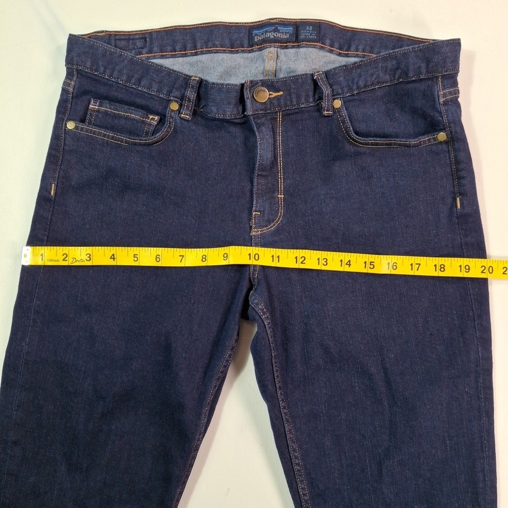 Patagonia Womens Slim Fit Organic Cotton Denim Jeans Dark Wash Indigo Size 32 - Picture 5 of 12